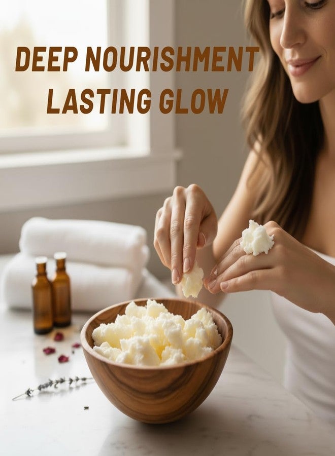 Yajna Organic Raw Cocoa Butter 100% Pure,Natural & Unrefined| Skin Moisturizer For Face, Body & Hair| 8 OZ/230 GM Ivory/White Grade A | DIY Creams, Balms, Lotions, Soaps| Softens Dry & Tough Skin - Image 3